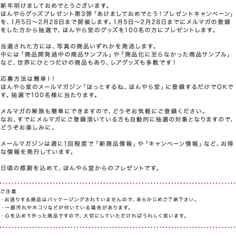 あけましておめでとう！プレゼント大キャンペーン